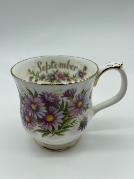 Vintage Flower Of The Month Mug Collection  Royal Albert Made In England (New)