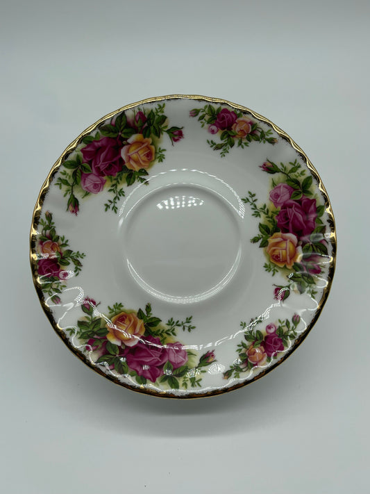 Old Country Roses Replacement  Saucer 15cm Royal Albert  Made In England (New)