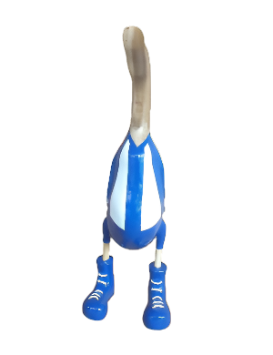 AFL North Melbourne 40cm Wooden Duck Kangaroos