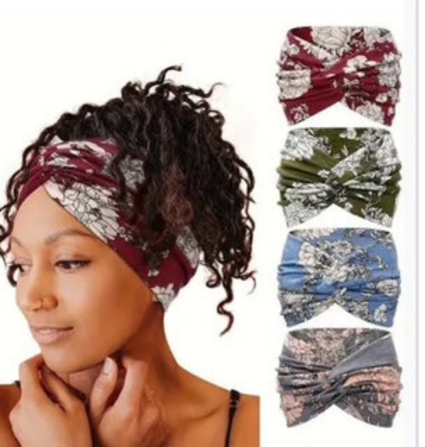 Boho Chic Headbands Paisley Assorted Colours 3 For $10.00